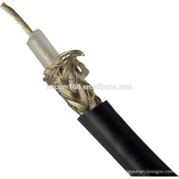 Profesional Fabricante cable coaxial 3c-2v 75 ohmios RG6 RG59 RG11 Cable coaxial para CATV